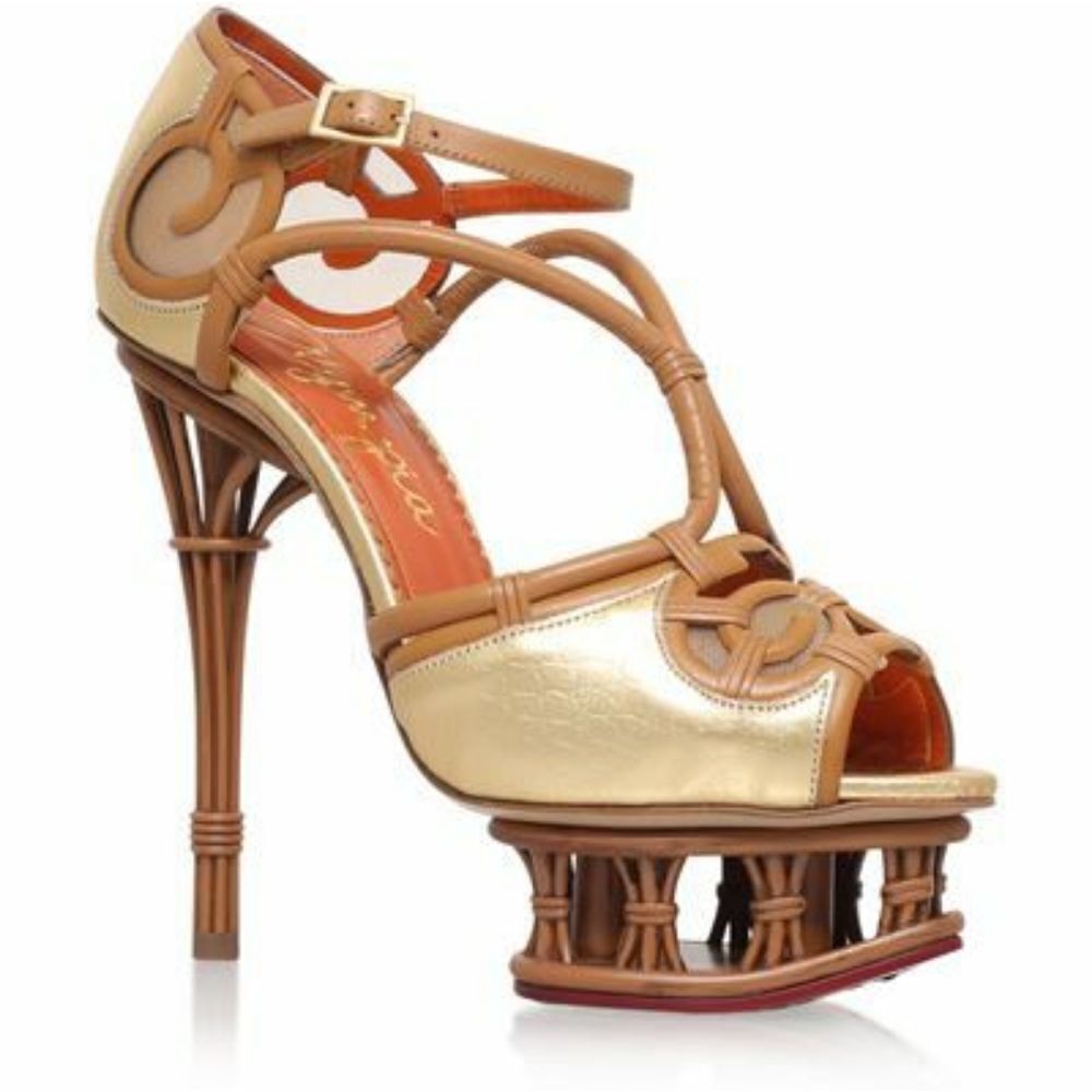 Charlotte Olympia Heels I Dream of Africa Platforms Sz 40‎